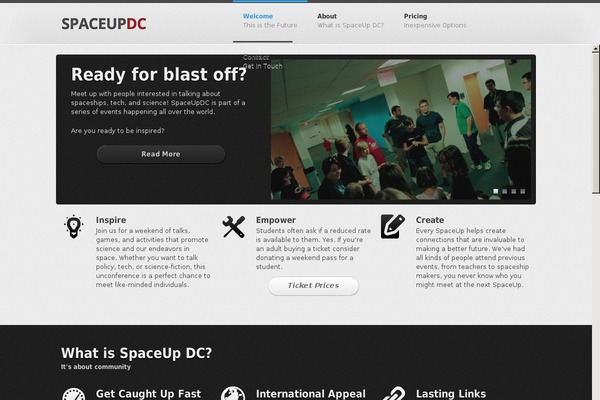 Spark-v1.3 theme site design template sample