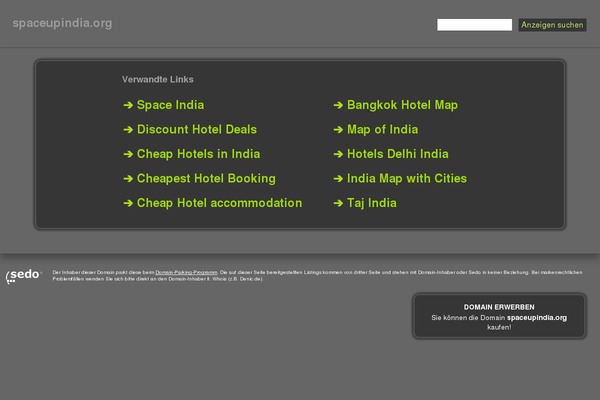spaceupindia.org site used Wpconference