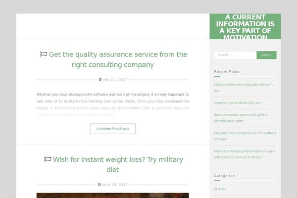 Lontano theme site design template sample