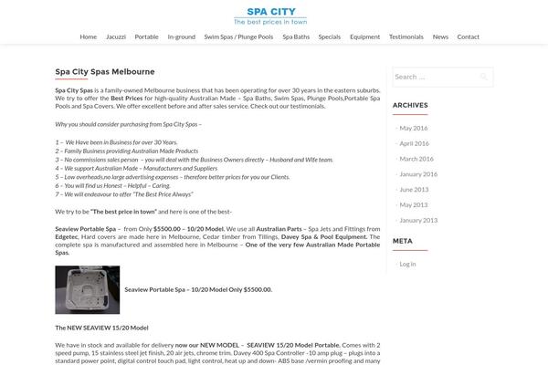 Zerif Lite theme site design template sample