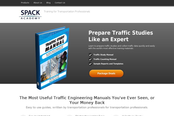 JustLanded theme site design template sample