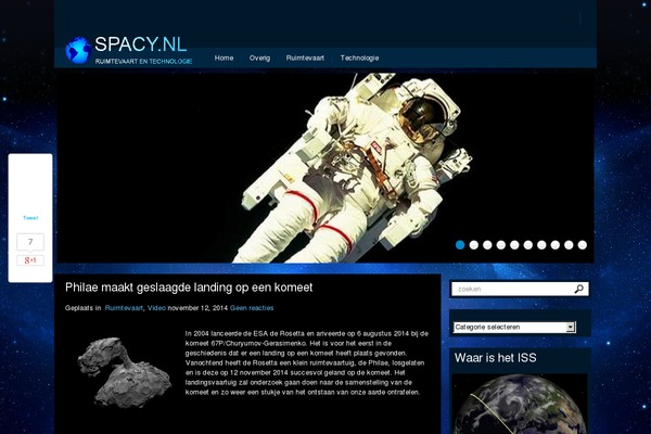 spacy.nl site used Sana