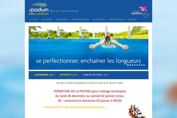 Spadium theme site design template sample