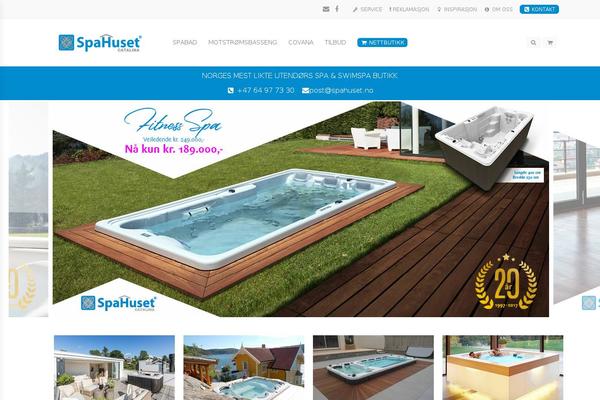 Impreza Child theme site design template sample