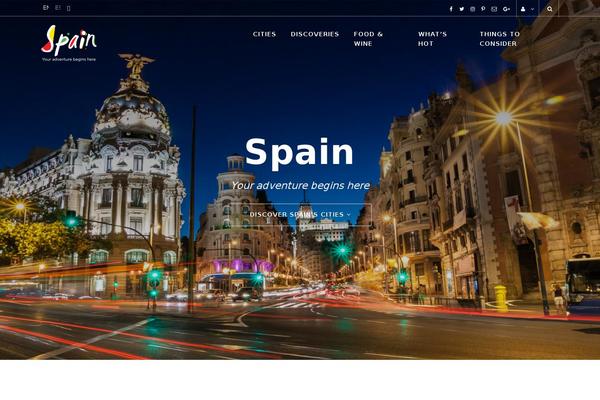 spain.com site used Wecreate