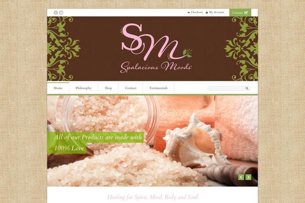 Organic Shop theme site design template sample