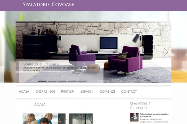spalatorie-covoare.ro site used Sweethome