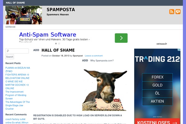 Site using amr users plugin