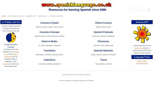 spanishlanguage.co.uk site used Spanishlanguage