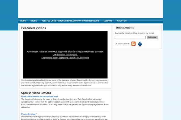 Site using Audio Player plugin