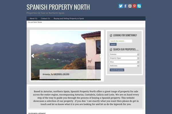 AgentPress theme site design template sample
