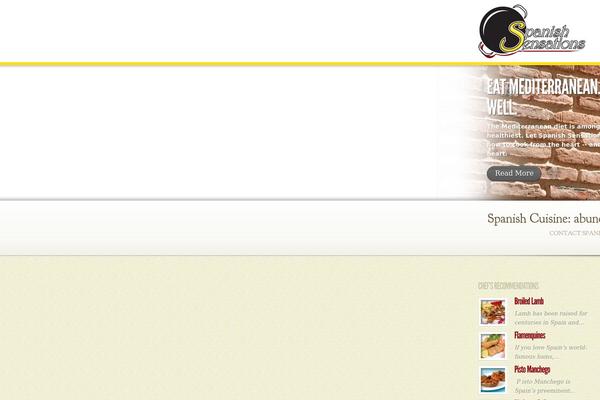 MyCuisine theme site design template sample
