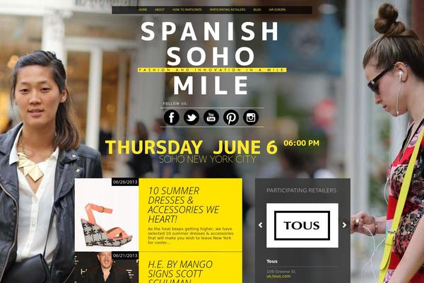 Soho theme site design template sample