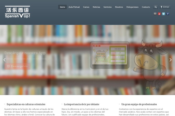 Academy theme site design template sample