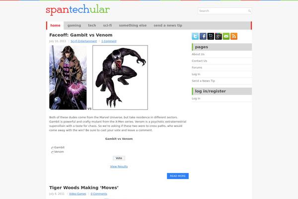 Endomag theme site design template sample