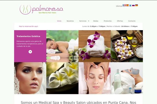 Thebeautysalon2 theme site design template sample