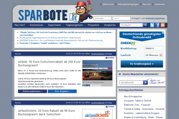 Site using Statify plugin