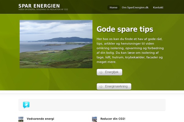sparenergien.dk site used Optimize