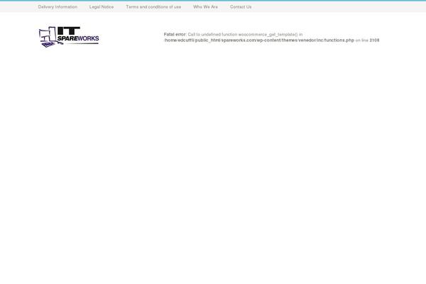 Venedor theme site design template sample