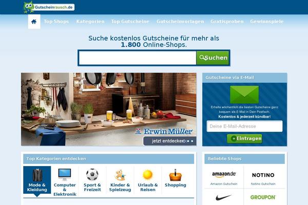 spargutschein.net site used Gutscheinrausch
