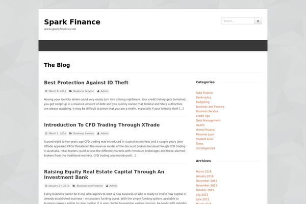 Wpex Pytheas theme site design template sample