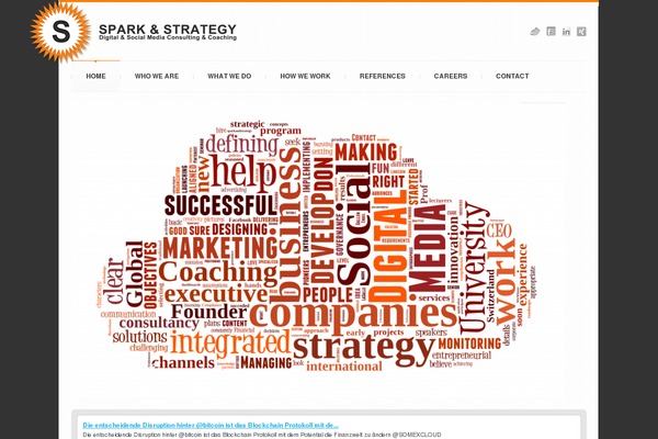 Site using Jamie Social Icons plugin
