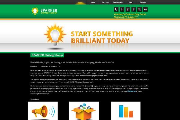 Site using Really Simple Twitter Feed Widget plugin