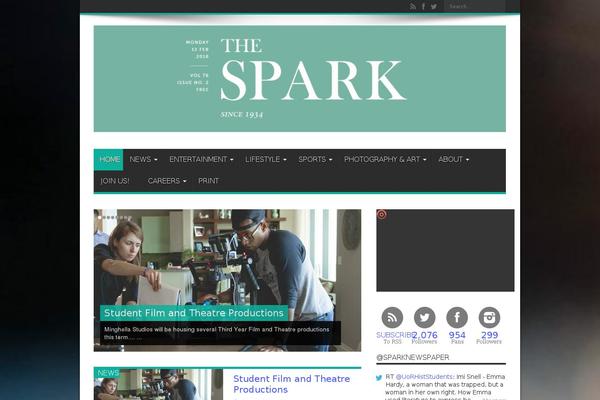 Jarida theme site design template sample
