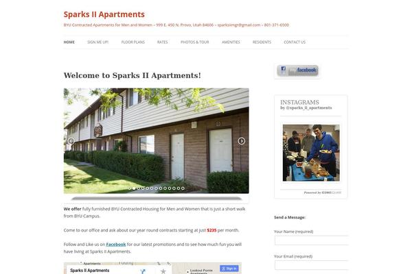 Site using Easing Slider plugin