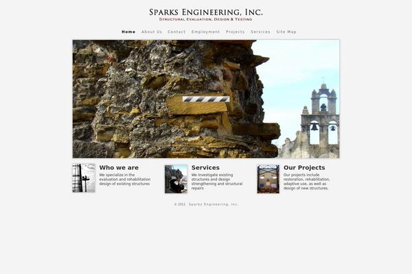 sparksengineering.com site used Sparks