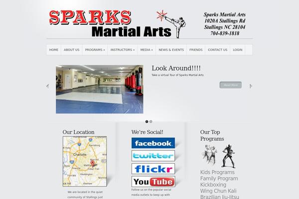 Minimal theme site design template sample