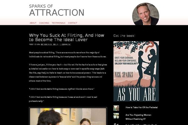 Sparks theme site design template sample