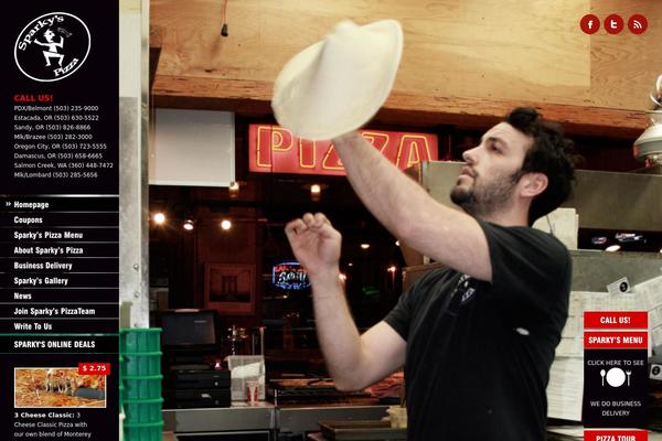 Ristorante theme site design template sample