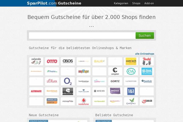 Site using GutscheinPonyFeed-master plugin