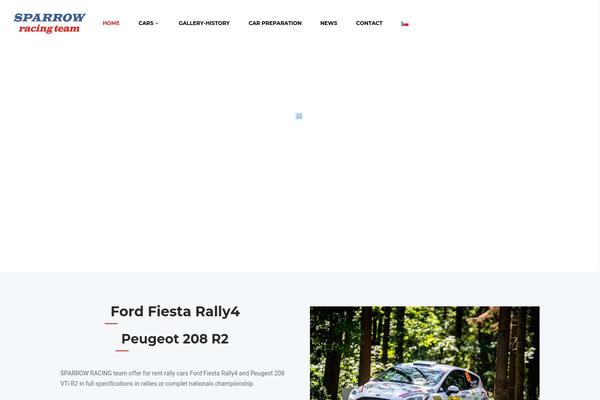 Sparrow theme site design template sample
