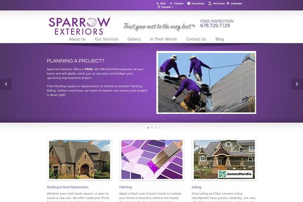 Sterling theme site design template sample