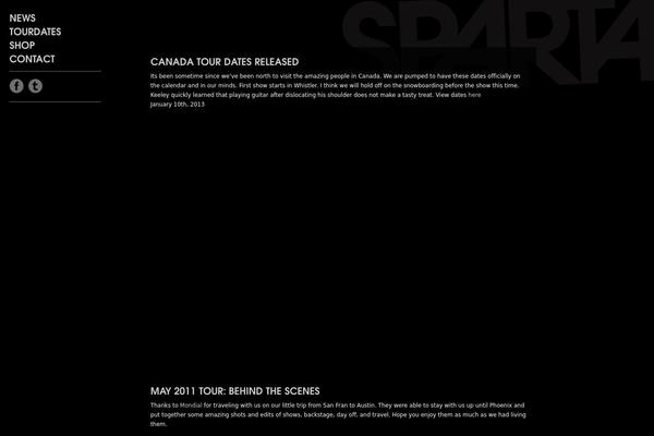 Sparta theme site design template sample
