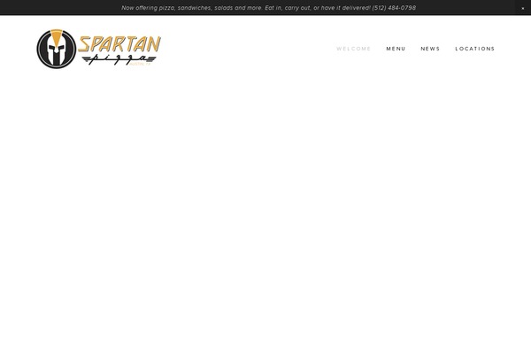 Spartan theme site design template sample