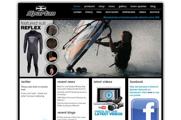 Spartan theme site design template sample