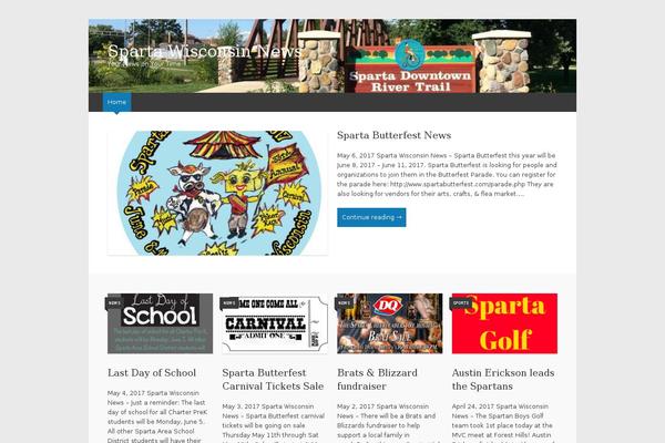 News Live theme site design template sample