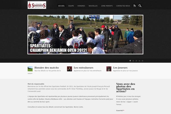 spartiates.ca site used Hybrido