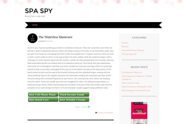 spaspy.ca site used Adelle