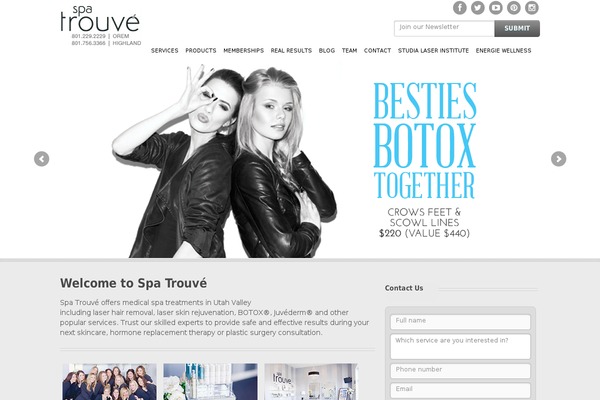 spatrouve.com site used Mirage