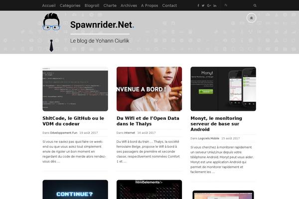 spawnrider.net site used Writing