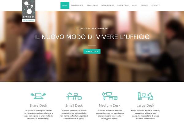 River theme site design template sample