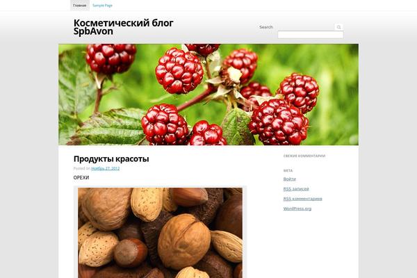 Snowberry theme site design template sample