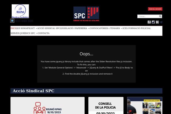 Site using Acf-vc-integrator plugin