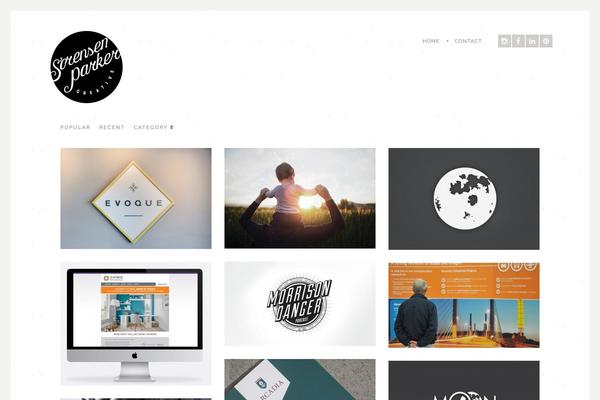 Quantum theme site design template sample