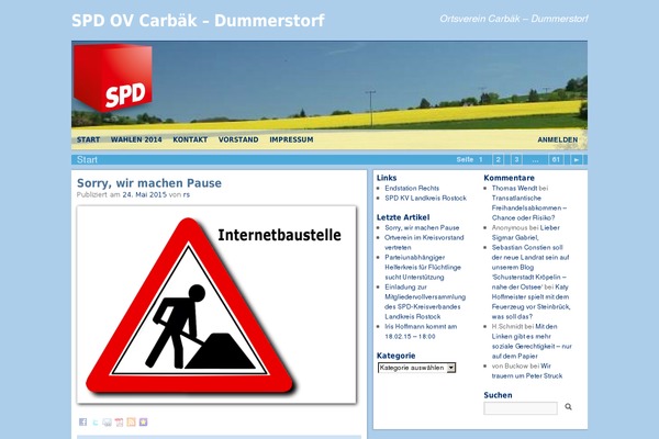 spd-cd.de site used Spd-theme