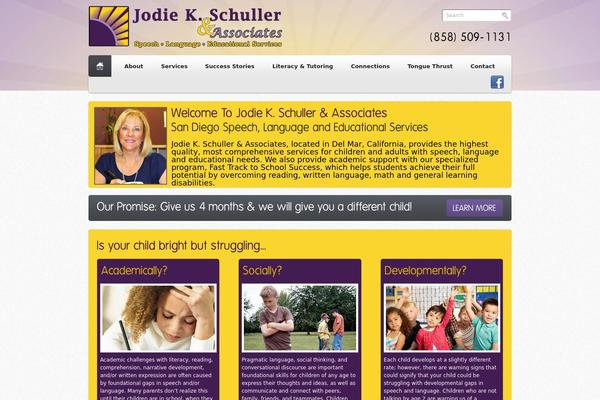 Speak theme site design template sample